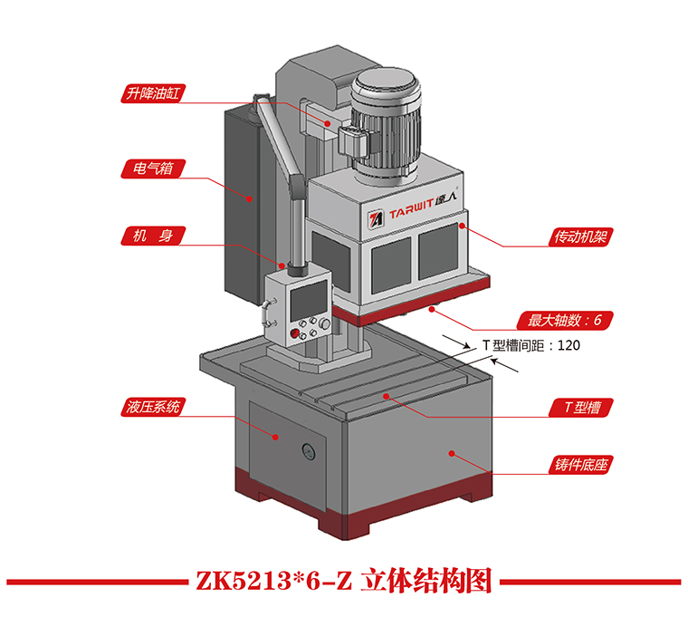 ZK5213*6排钻(一字机)_产品中心_达人机床 - 多轴钻床及组合机床专业生产厂家-